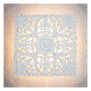 Tempeltavla I Trä Med Belysning